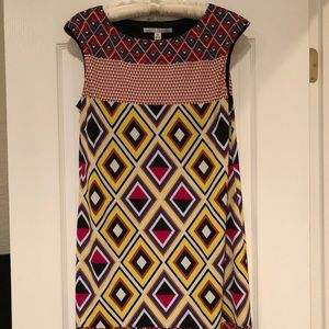 Maggy London Multi Colored Shift Dress